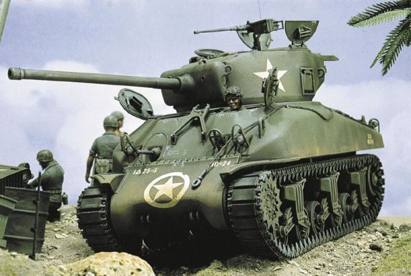 ITALERI M4-A1 Sherman Rotaļu auto un modeļi