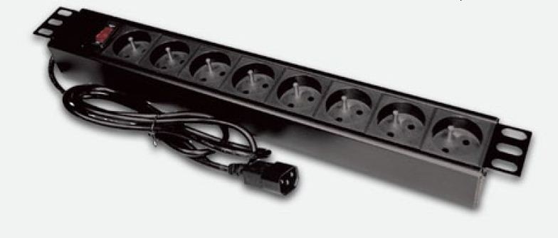 A-LAN PDU 9x230V        UPS C14 plug       PZ09 elektrības pagarinātājs