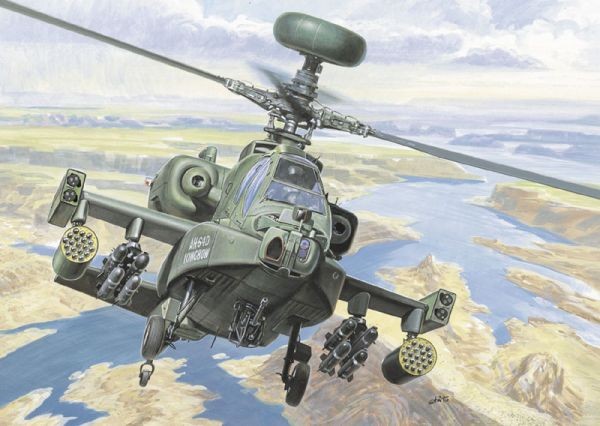 ITALERI AH-64D Longbow A pache Rotaļu auto un modeļi