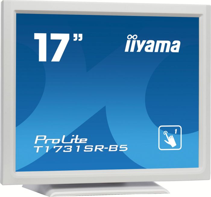 iiyama T1731SR-W5 - 17 - LED Monitor - White, Resistive, HDMI, Tiltable, DisplayPort monitors