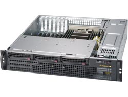 SUPERMICRO 2U CHASSIS 3X3.5HS SAS3/SATA3 800WR 7LP EATX 450MM TIEF Datora korpuss