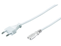 MicroConnect  Power Cord Notebook 1.5m White Barošanas kabelis