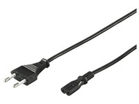 MicroConnect  Power Cord CEE 7/16 - C7 1.5m Black, Barošanas kabelis