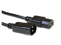 MicroConnect  Power Cord 1.2m Extension C13-C14, Black. Barošanas kabelis