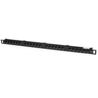 StarTech Patchpanel Cat5E, 24 porty, przeznaczony for szaf Rack 0.5U (PANELHU24) Serveru aksesuāri