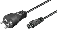 MicroConnect PE120819 PowerCord DK Notebook 1.8m Black Barošanas kabelis