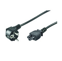 MicroConnect  Power Cord CEE 7/7 - C5 1.2m Black Barošanas kabelis
