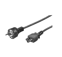 MicroConnect  Power Cord CEE 7/7 - C5 1.8m Black, Barošanas kabelis