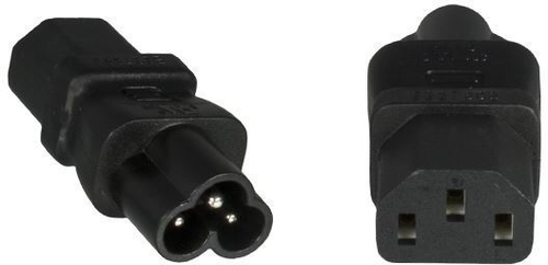 MicroConnect Power Adapter C6 to C13 F-F IEC 60320-C6 Female - C13, kabelis, vads