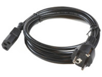 MicroConnect  Power Cord CEE 7/7 - C13 0.5m Black, Barošanas kabelis