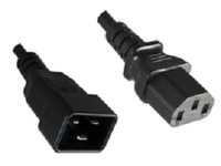 MicroConnect  Power Cord 2m Extension IEC 60320-C13 to C20, Black. Barošanas kabelis