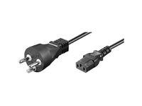 MicroConnect PowerCord DK 10m IEC320 Black kabelis, vads