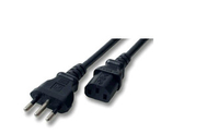 MicroConnect  Power Cord Italy - C13 1.8m Black, Barošanas kabelis