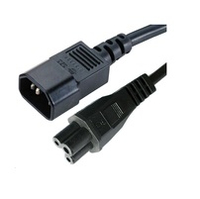 MicroConnect Power Cord C5 - C14 1m Black,  PE080610 Barošanas kabelis