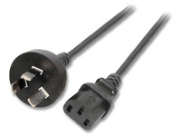 MicroConnect  Power Cord 1.8m Black IEC320 Australia plug Barošanas kabelis