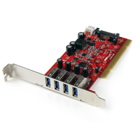 StarTech.com 4 Port USB 3.0 PCI Schnittstellenkarte- PCI SuperSpeed USB 3.0 C... tīkla karte
