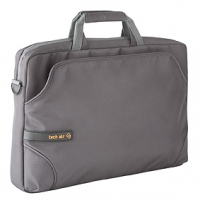 Bag TECHAIR Z0117, 15,6'', 1xcomp, pocket, grey, polyester portatīvo datoru soma, apvalks