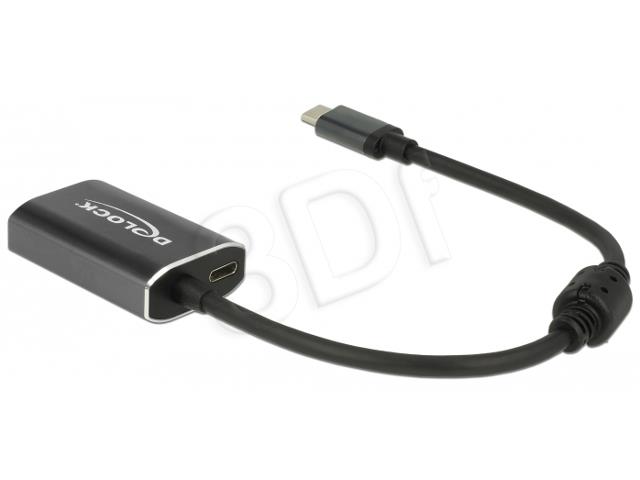 Delock Splitter video USB type C -> HDMI 4K black