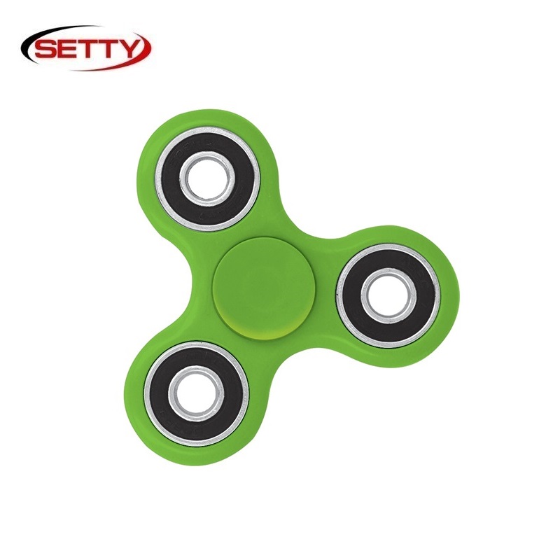 Setty Standarta Roku Spinners Anti-Stress Fidget aksesuārs no Eko Plastikāta Zaļš Fidget spinner