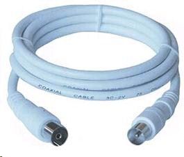 PremiumCord Antenna Cable 20m white (ktmf20) kabelis, vads