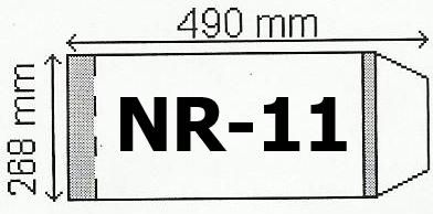 Narnia Okladka na podr A4 regulowana nr 11 (50szt) NARNIA - 131630 131630 (5907443800660)