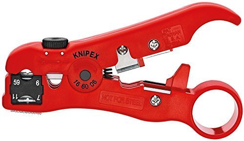 Knipex 16 60 06 cable stripper for coax  