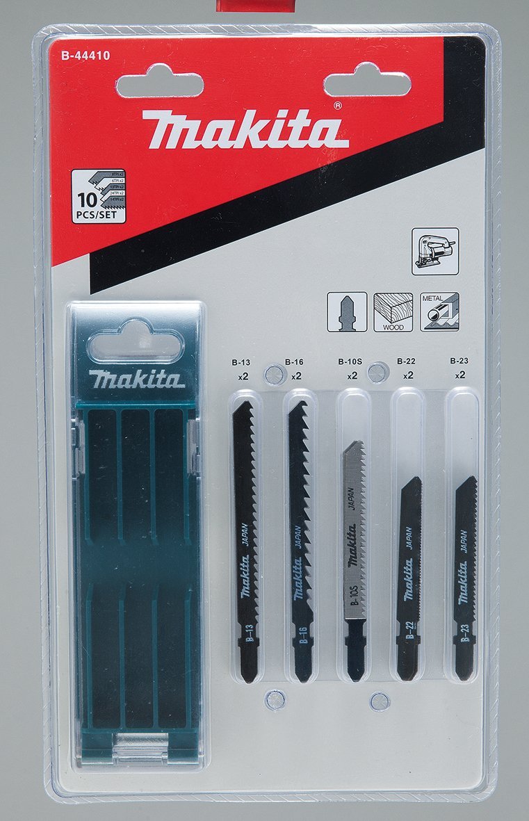 Makita jigsaw blades - various types  