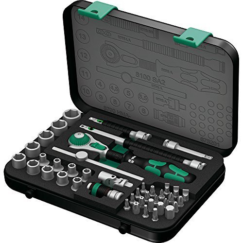 Wera Zyklop Speed 8001SA2 bit set/wrench set 1/4