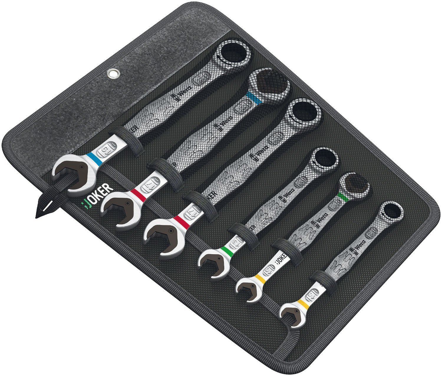 Wera Joker foot ring ratchet spanner set - 6-pieces - 05020022001  