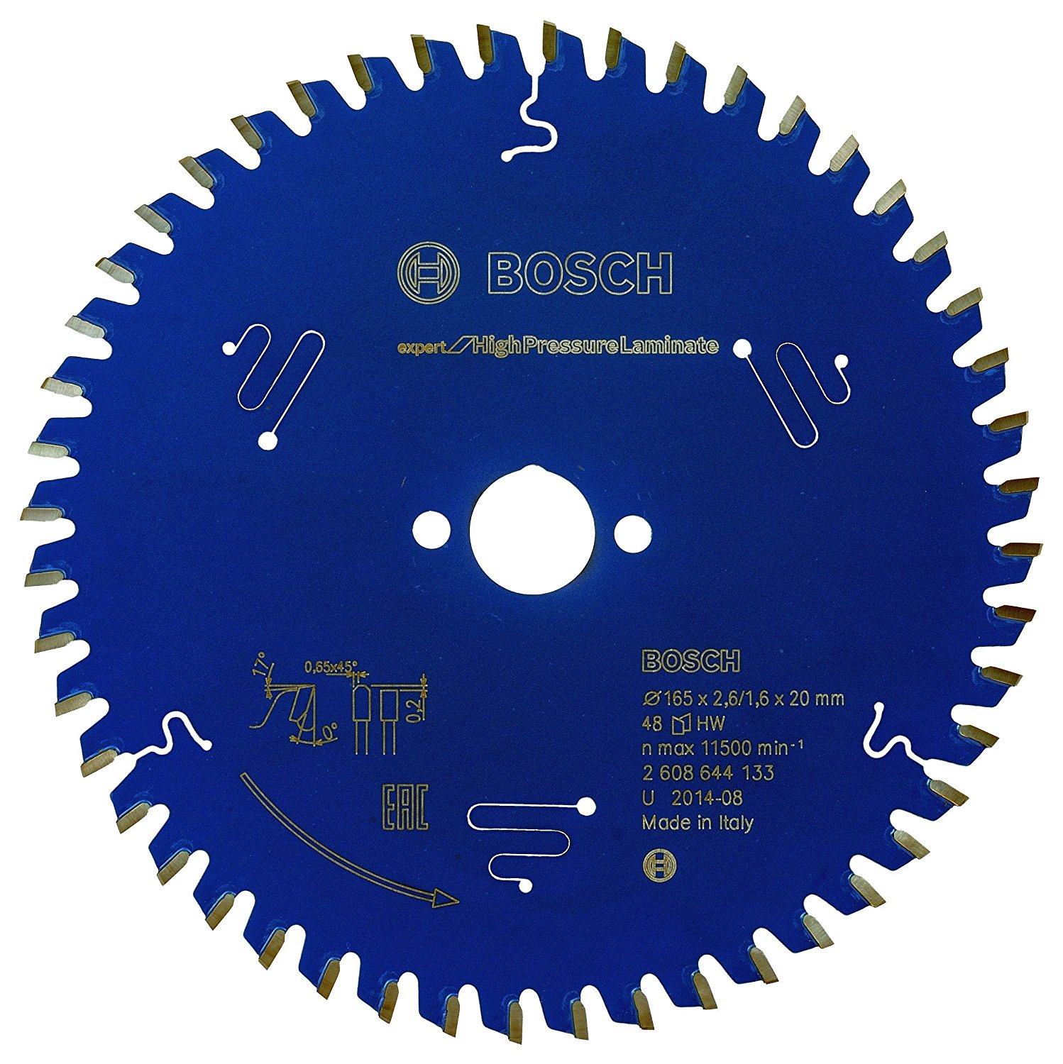 Bosch circular saw blades - various types  