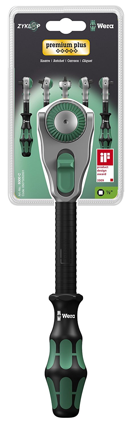 Wera 05073262001Wera 8000 C SB Cyclops Speed Single Ratchet screwdriver - 1269545  