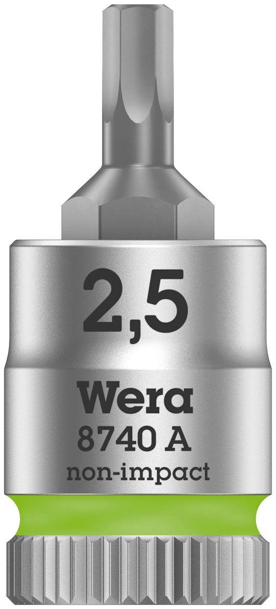 Wera 05003331001Wera 8740 A - 2,5mmx28 - Socket - 1404927  