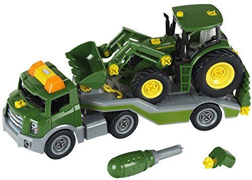 Theo Klein Transporter mit John Deere-Traktor - 3908 bērnu rotaļlieta