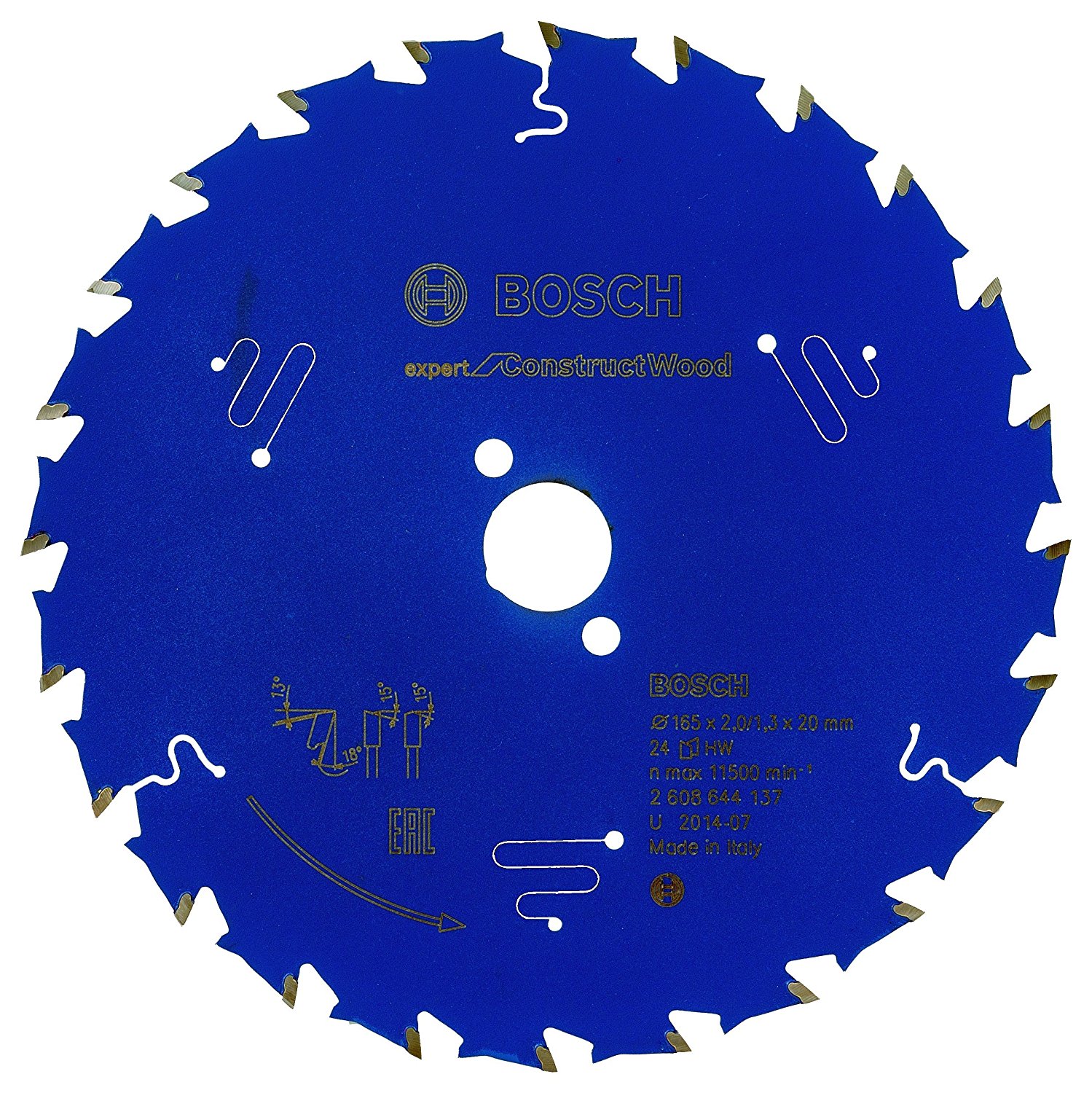 Bosch circular saw blades - various types  