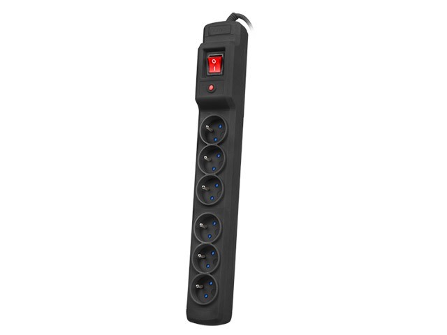 Armac Surge Protector Multi M6 10m black elektrības pagarinātājs