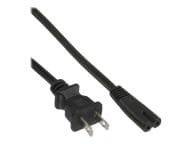 Inline 16651Y Power Cable NEMA 1-15 (M) to IEC 60320 C7 adapteris