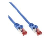 InLine Patchcord S/FTP, PiMF, Cat.6, 250MHz, PVC, Blue 50m (76455B) tīkla kabelis