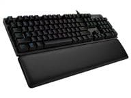 LOGITECH G513 Carbon RGB Mechanical Gaming Keyboard, GX Blue (Clicky) - CARBON - US INT'L - USB - INTNL - G513 CLICKY klaviatūra