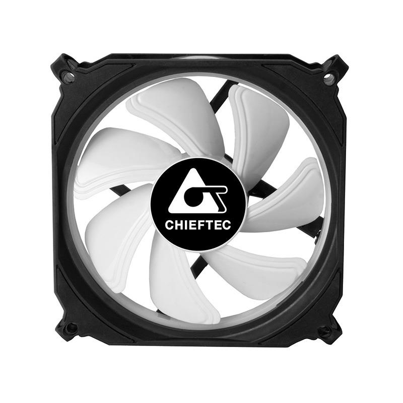 Chieftec CF-1225RGB 1 x RGB case fan TORNADO - 120x120x25mm -  6 pin ventilators