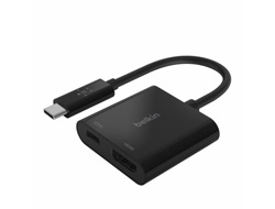 Belkin USB-C to HDMI-Adapter 60W PD, black AVC002btBK kabelis, vads