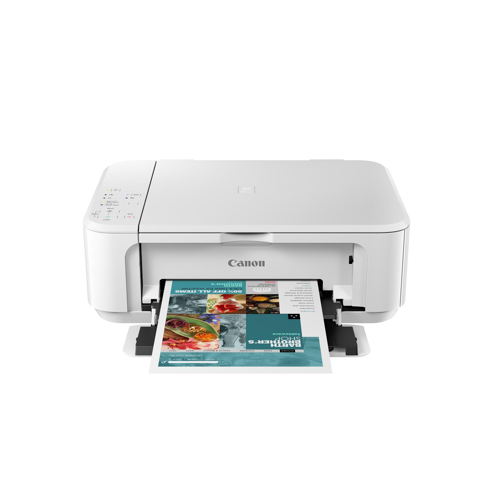 Canon PIXMA MG 3650 S white printeris