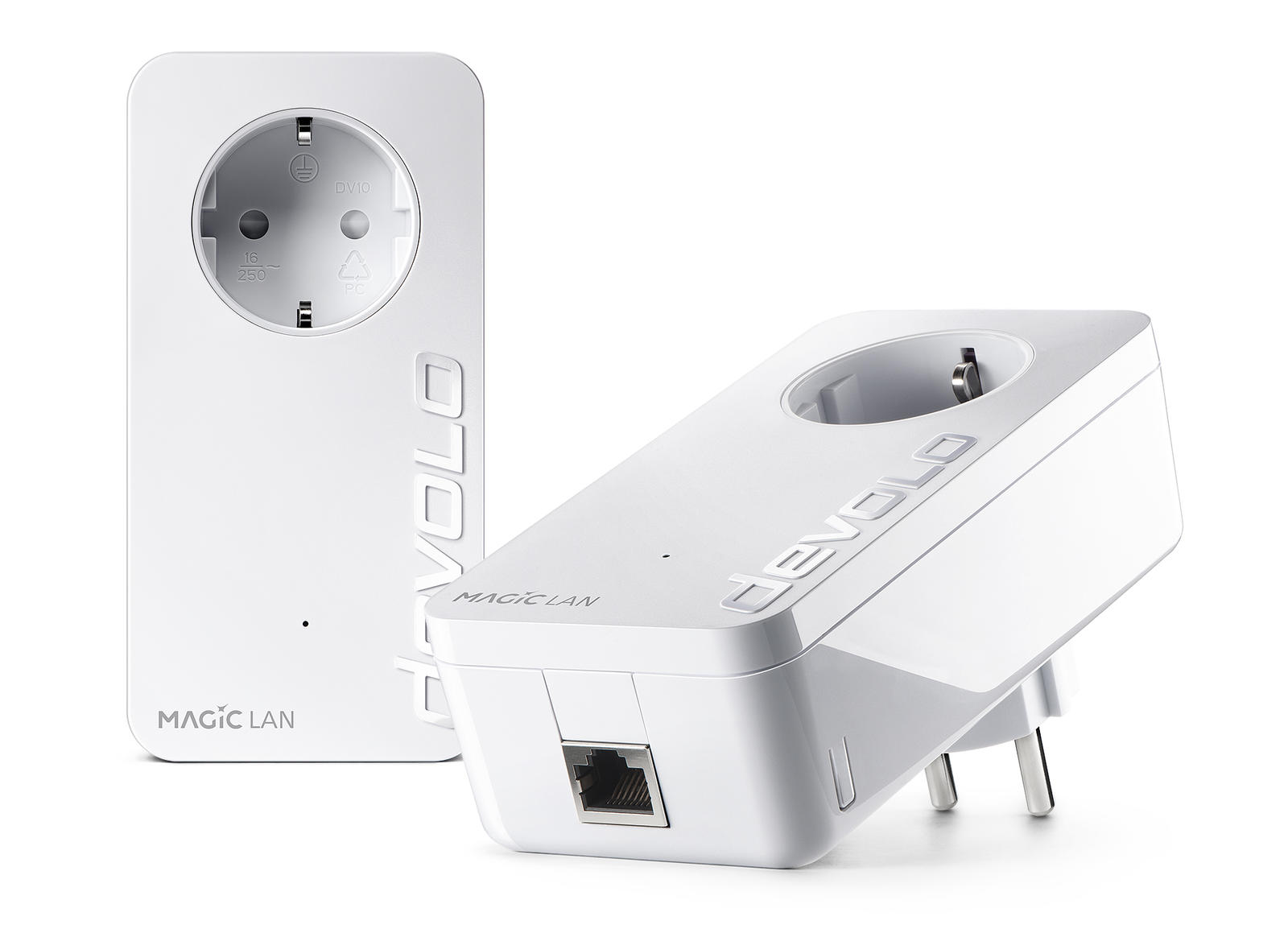 devolo Magic 1 LAN Starterkit 1-1-2 (1200 Mbit/s, 2x Adapter, Powerline, Gigabit-LAN, 400m Reichweite) POWERLINE adapteri