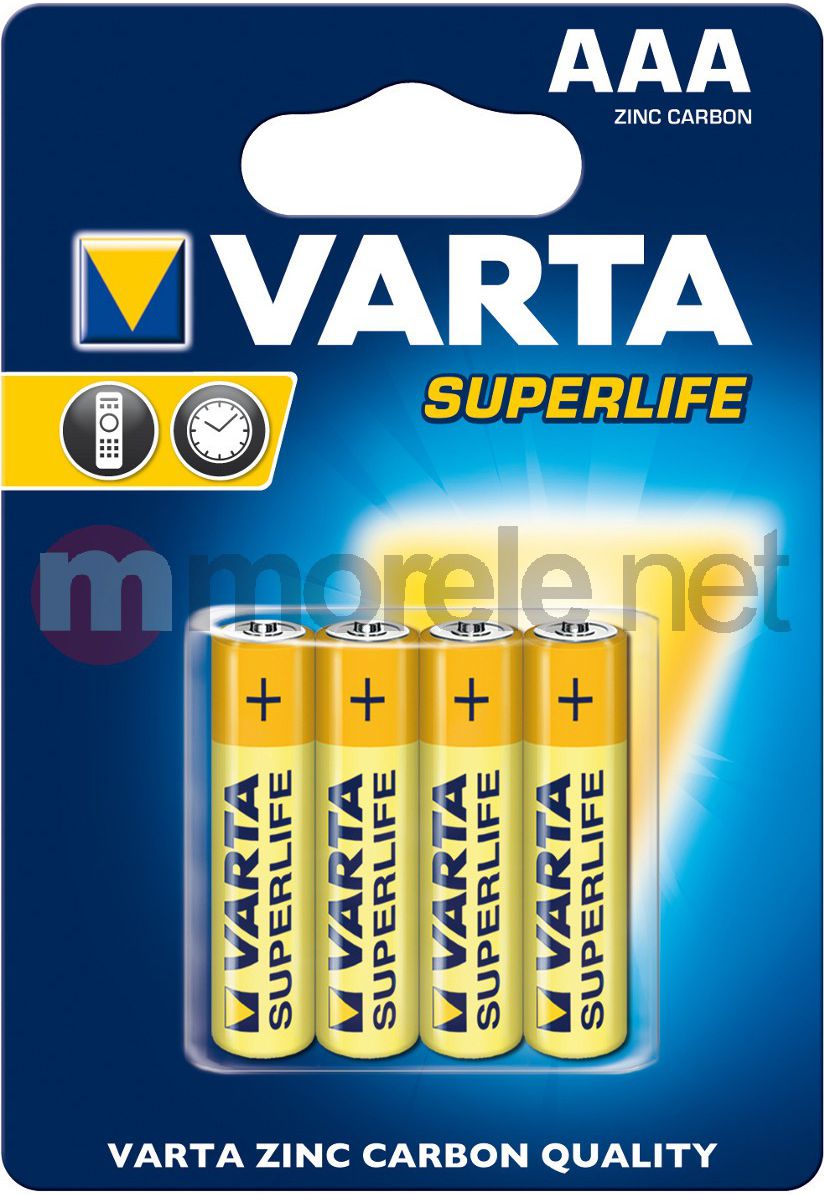 Varta Bateria Superlife AAA / R03 4 szt. 2003101414 (4008496676187) Baterija