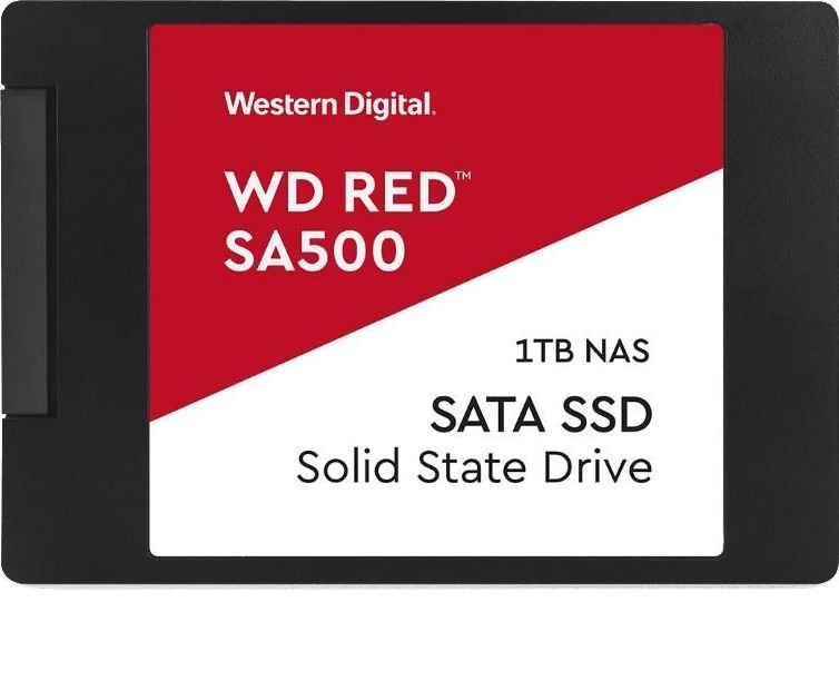 WD Red SA500 NAS SSD 2.5'' 1TB SATA/600, 560/530 MB/s, 7mm, 3D NAND SSD disks