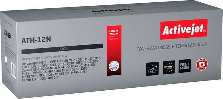 Activejet toner ATH-12N / Q2612A (black) toneris