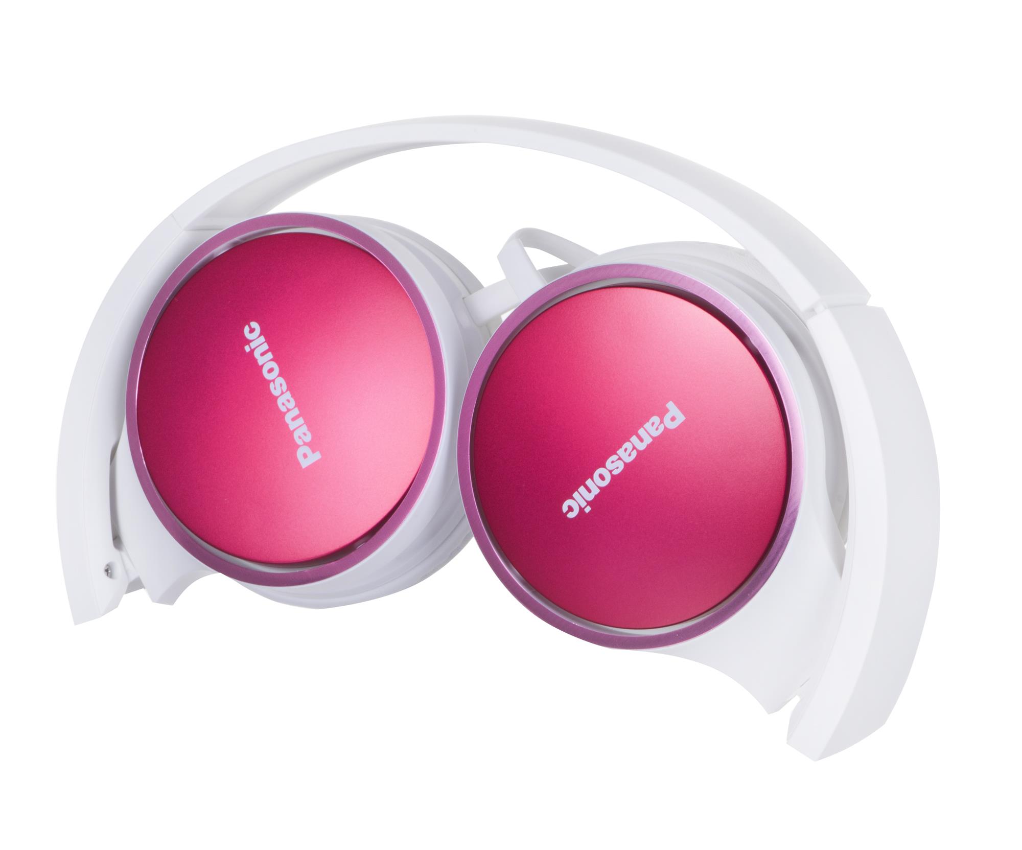 Panasonic  HF300 On-Ear Headphone, Pink Microphone, 35 Ohm, 10-25kHz austiņas