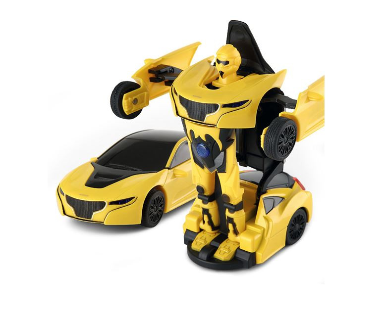 Mini transformer Die Cast 1:32 RTR (batteries) - yellow Radiovadāmā rotaļlieta