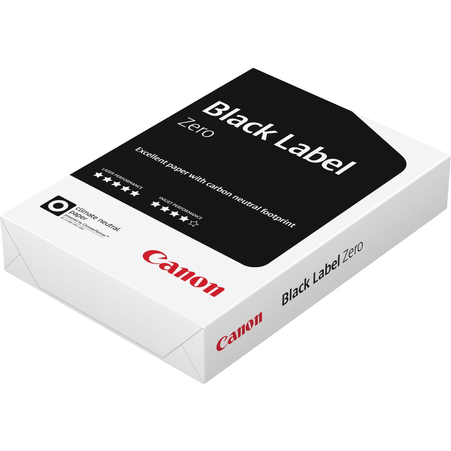 Canon Black Label Zero A3-Papier 80 g/m - 500 Blatt Kopierpapier FSC (107m Dicke, 162 Weisgrad, CO2 neutral) papīrs