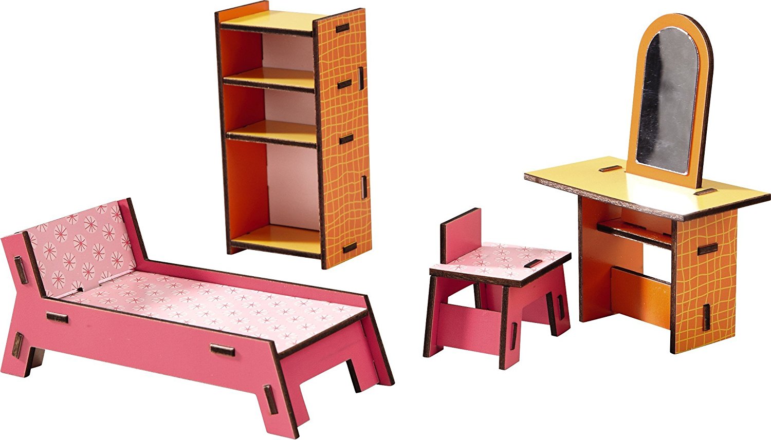 HABA Little Friends Dollhouse Furniture Beauty Corner (300510) bērnu rotaļlieta