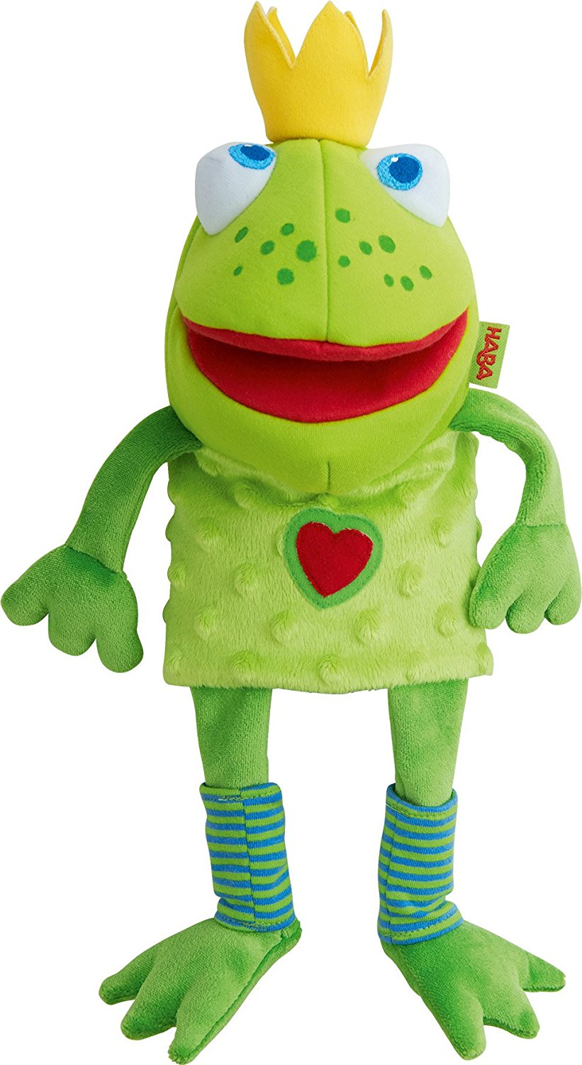 HABA Glove puppet Frog King (300490) bērnu rotaļlieta